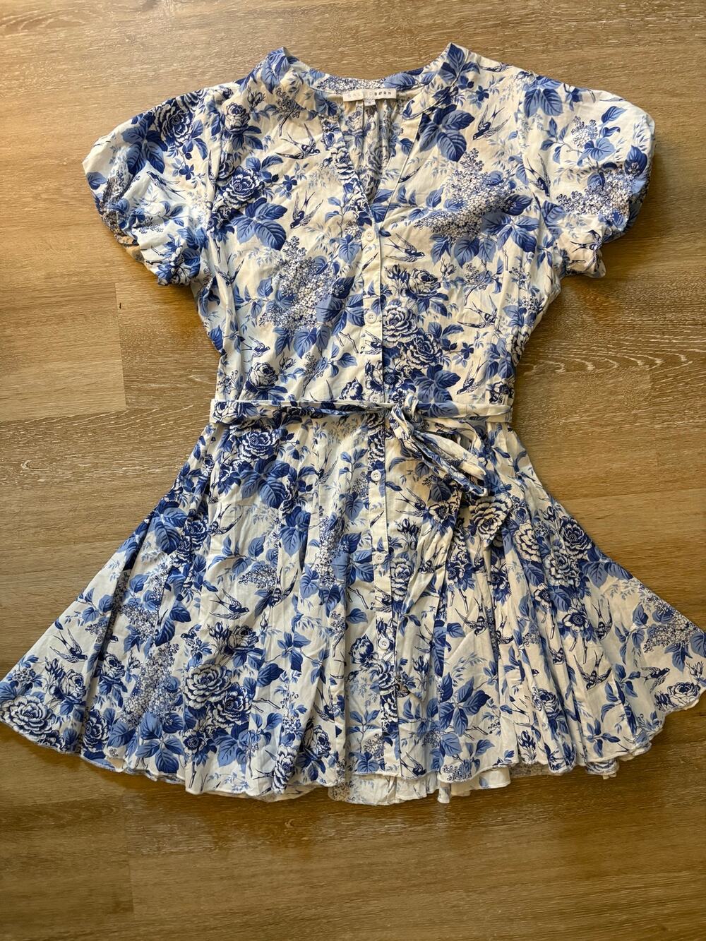 Baltic Born McKell Chambray Floral Mini Dress